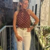 Top Chocolat Pois Blancs - Chic & Tendance | Dream By C