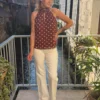 Top Chocolat Pois Blancs - Chic & Tendance | Dream By C