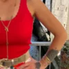 Top maille côtelée couleur femme | Dream By C