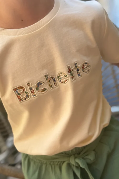 T-shirt Bichette liberty enfant écru | Dream By C