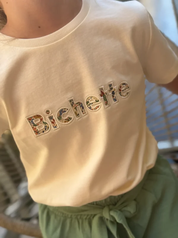 T-shirt Bichette liberty enfant écru | Dream By C