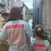 T-shirt iconic bleu ciel enfant matchy matchy | Dream By C