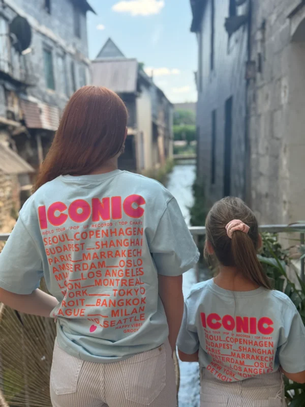 T-shirt iconic bleu ciel enfant matchy matchy | Dream By C