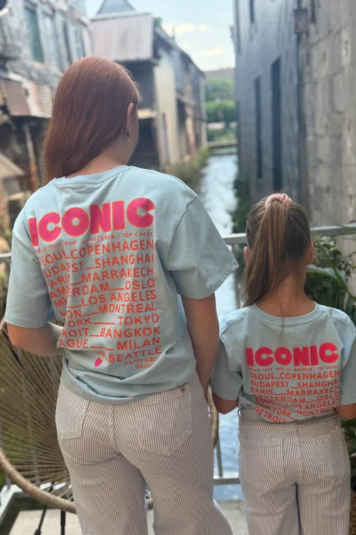T-shirt iconic bleu ciel enfant matchy matchy | Dream By C