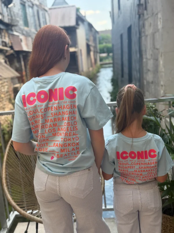 T-shirt iconic bleu ciel enfant matchy matchy | Dream By C