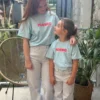T-shirt iconic bleu ciel enfant matchy matchy | Dream By C