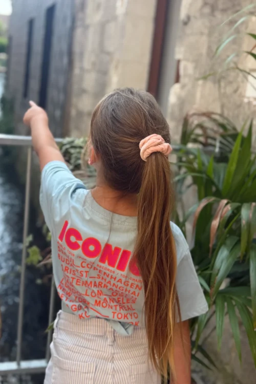 tshirt-iconic-bleu-ciel-matchy-matchy-enfants-dream T-shirt iconic bleu ciel enfant matchy matchy | Dream By C