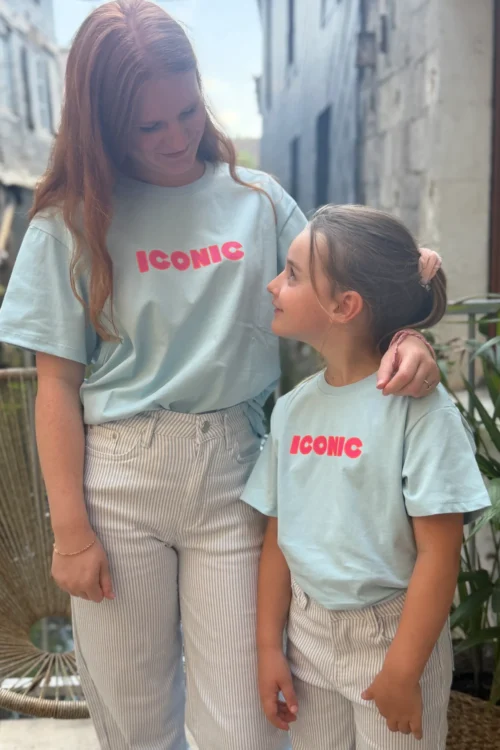 T-shirt iconic bleu ciel enfant matchy matchy | Dream By C