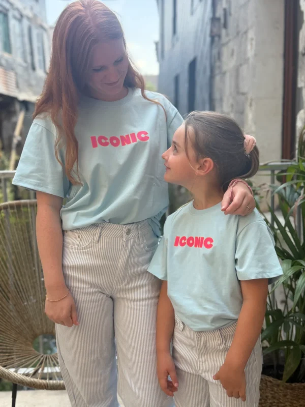 T-shirt iconic bleu ciel enfant matchy matchy | Dream By C