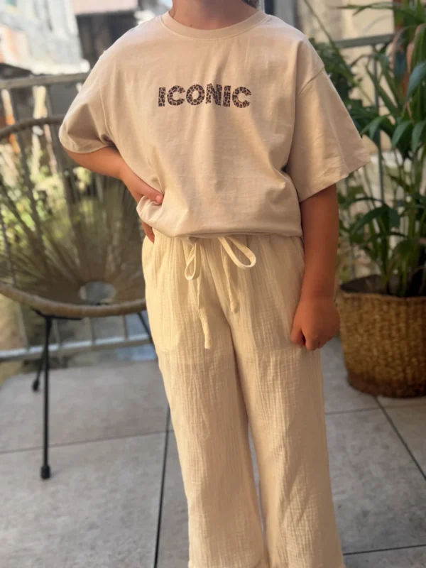 T-shirt iconic léopard enfant oversize | Dream By C