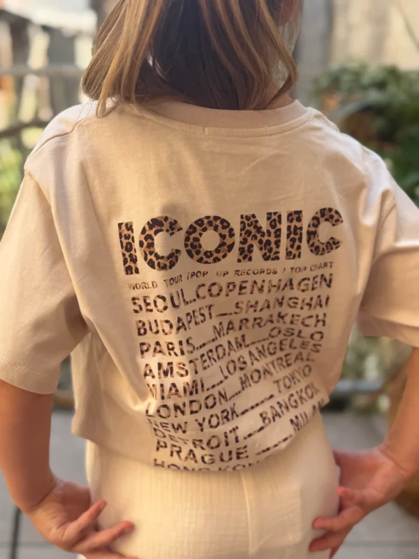 T-shirt iconic léopard enfant oversize | Dream By C