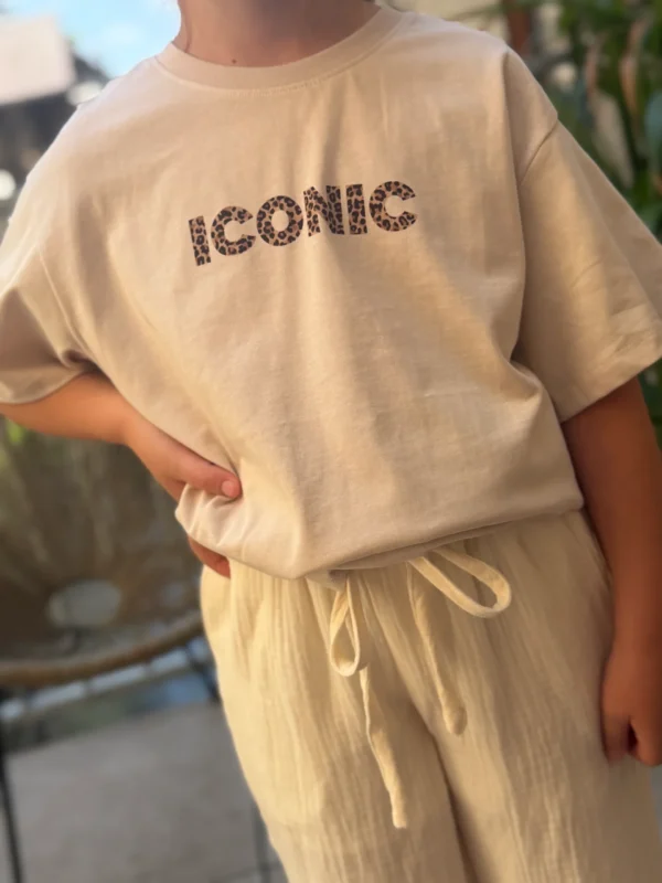 T-shirt iconic léopard enfant oversize | Dream By C
