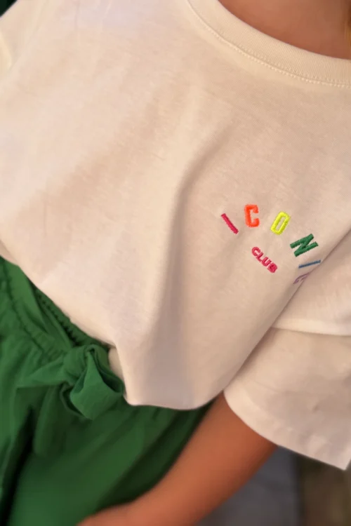 T-shirt iconic club enfant écru | Dream By C