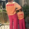 T-shirt iconic rose jaune enfant matchy matchy | Dream By C