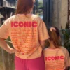 T-shirt iconic rose jaune enfant matchy matchy | Dream By C