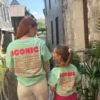 T-shirt iconic vert d'eau enfant matchy matchy | Dream By C