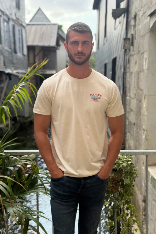 T-shirt Kulte apéro club écru | Dream By C