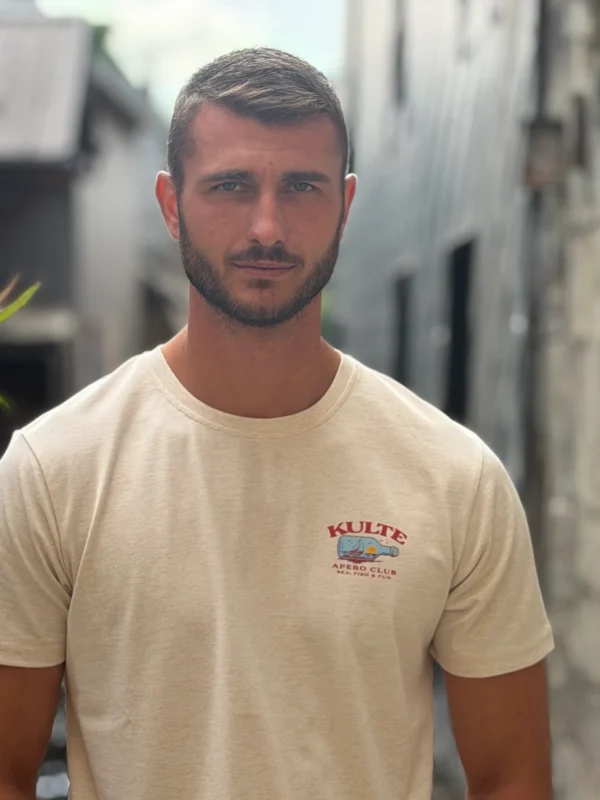 T-shirt Kulte apéro club écru | Dream By C