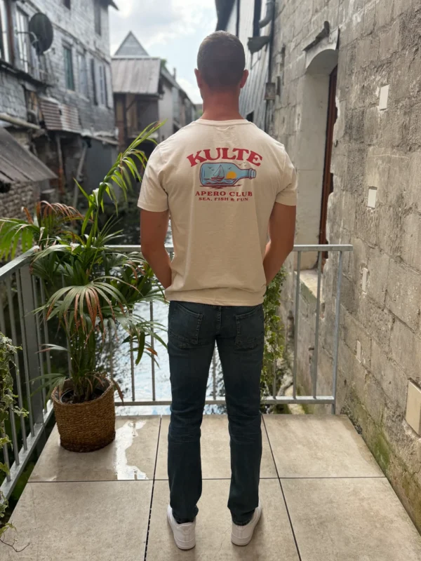 T-shirt Kulte apéro club écru | Dream By C