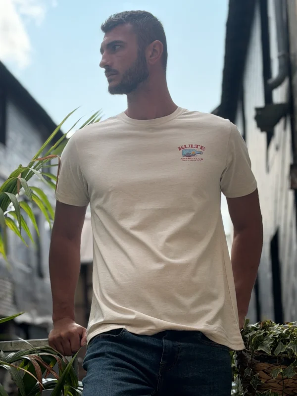 T-shirt Kulte apéro club écru | Dream By C