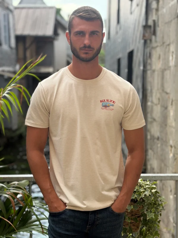 T-shirt Kulte apéro club écru | Dream By C
