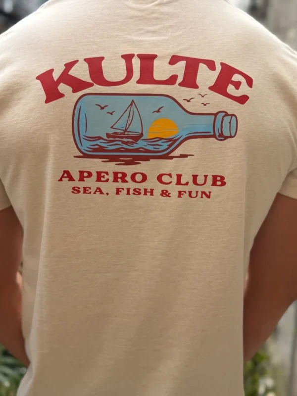 T-shirt Kulte apéro club écru | Dream By C