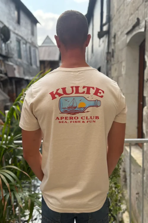 T-shirt Kulte apéro club écru | Dream By C