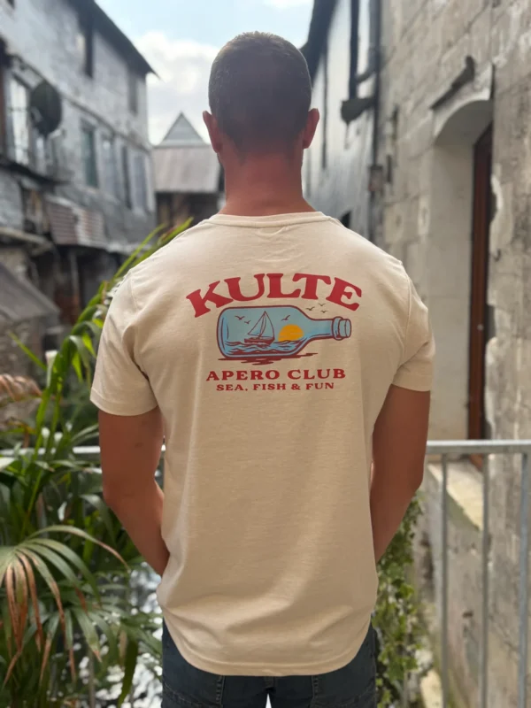 T-shirt Kulte apéro club écru | Dream By C