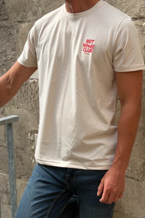 T-shirt Kulte hot wine club beige | Dream By C