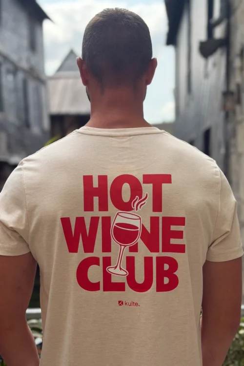 T-shirt Kulte hot wine club beige | Dream By C