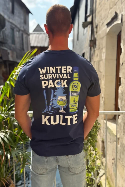 T-shirt Kulte winter pack bleu marine | Dream By C