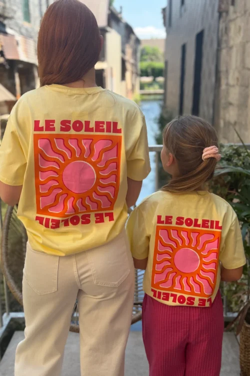 T-shirt Le soleil enfant matchy matchy | Dream By C