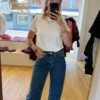 Jean Barrel Bleu Vintage Taille Haute | Dream By C