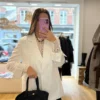 Blazer Oversize Blanc Rayé | Dream By C