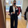 Blazer Oversize Rayures Épaulettes | Dream By C