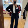 Blazer Oversize Rayures Épaulettes | Dream By C