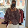 Blouse Cachemire Violet Rose Turquoise | Dream By C