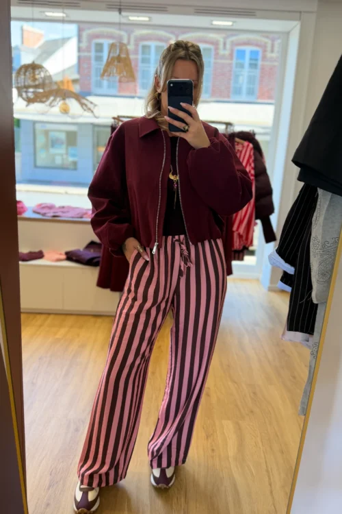 Bomber Sportswear Bordeaux Femme | Dream By C