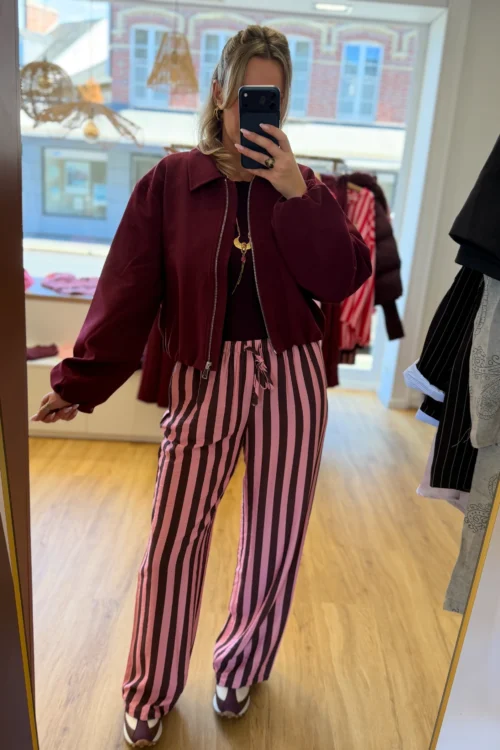 Bomber Sportswear Bordeaux Femme | Dream By C