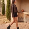 Bottines Noires Empiècement Élastiqué | Dream By C