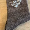Chaussettes Paillettes MAMIE EN OR | Dream By C
