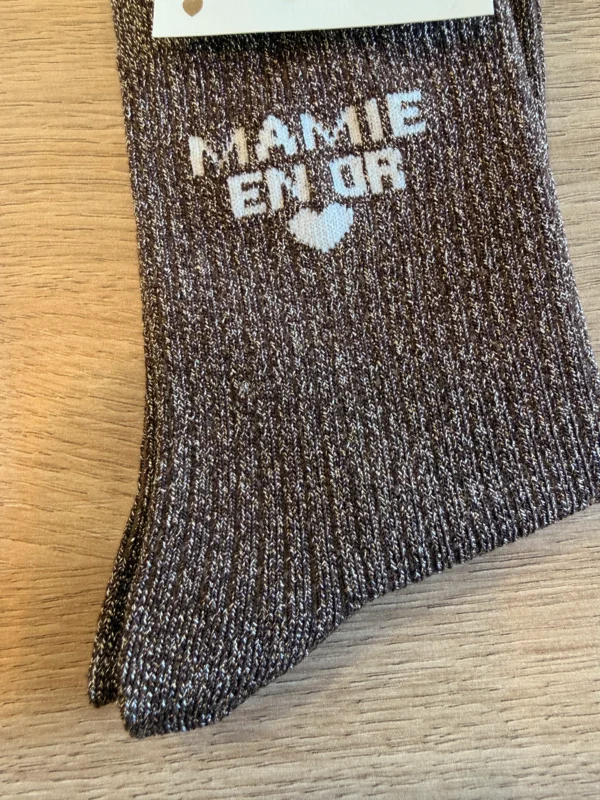 Chaussettes Paillettes MAMIE EN OR | Dream By C