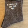 Chaussettes Paillettes MAMIE EN OR | Dream By C