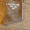 Chaussettes Paillettes MARRAINE EN OR | Dream By C