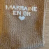 Chaussettes Paillettes MARRAINE EN OR | Dream By C