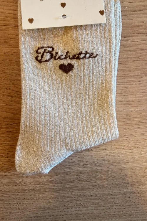 chaussettes-bichette-beige- Chaussettes BICHETTE Beige Femmes | Dream By C