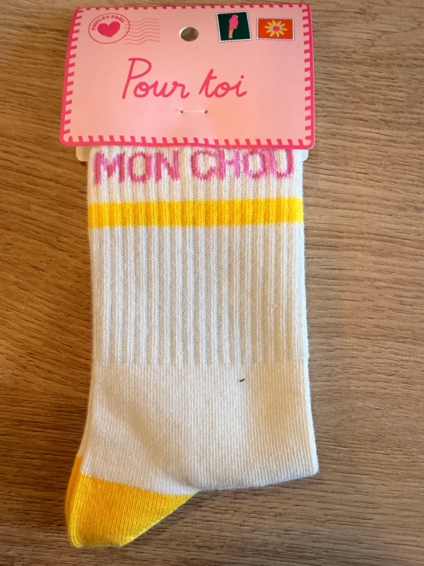 Chaussettes Blanches Originales à Message | Dream By C