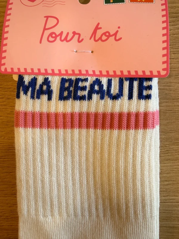 Chaussettes Blanches Originales à Message | Dream By C