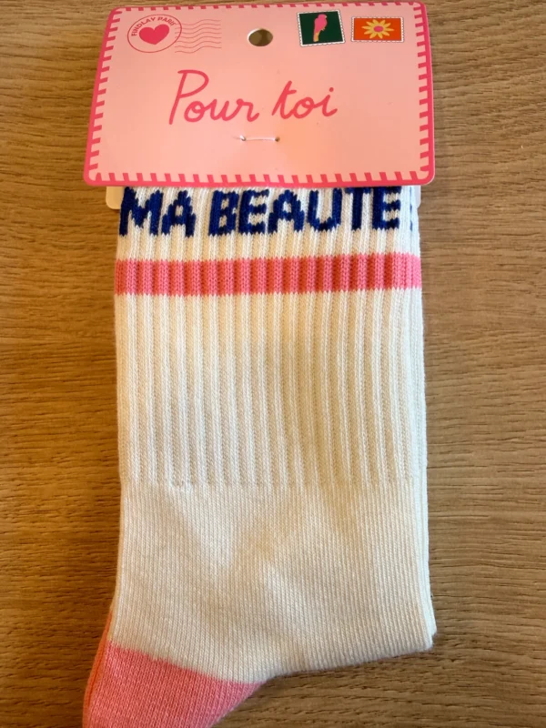 Chaussettes Blanches Originales à Message | Dream By C