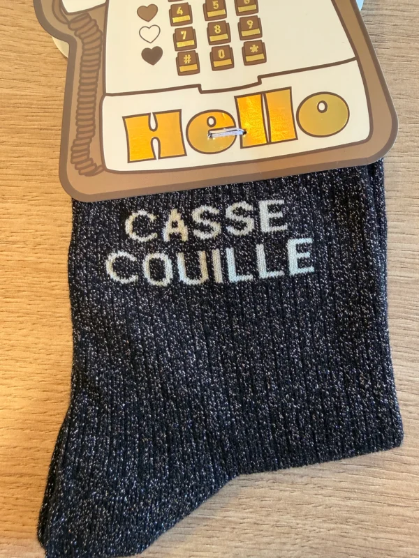 Chaussettes Casse Couille à Paillettes | Idée Cadeau | Dream By C